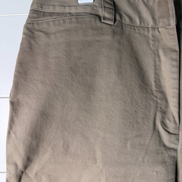 Talbots Long Shorts Stretch Tan Size 12 - Picture 4 of 6